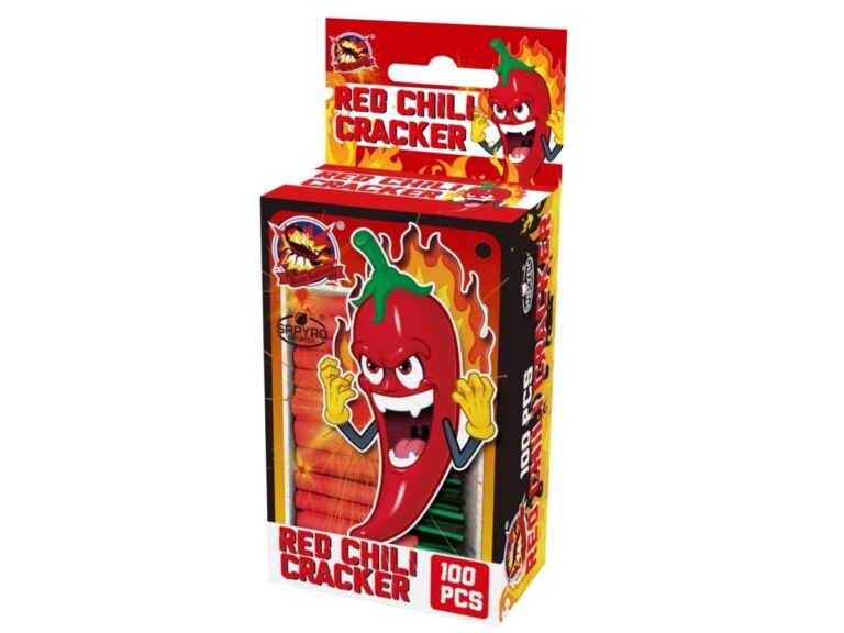 Detská pyrotechnika Cracklingové granule red Chili Cracker 100ks/bal